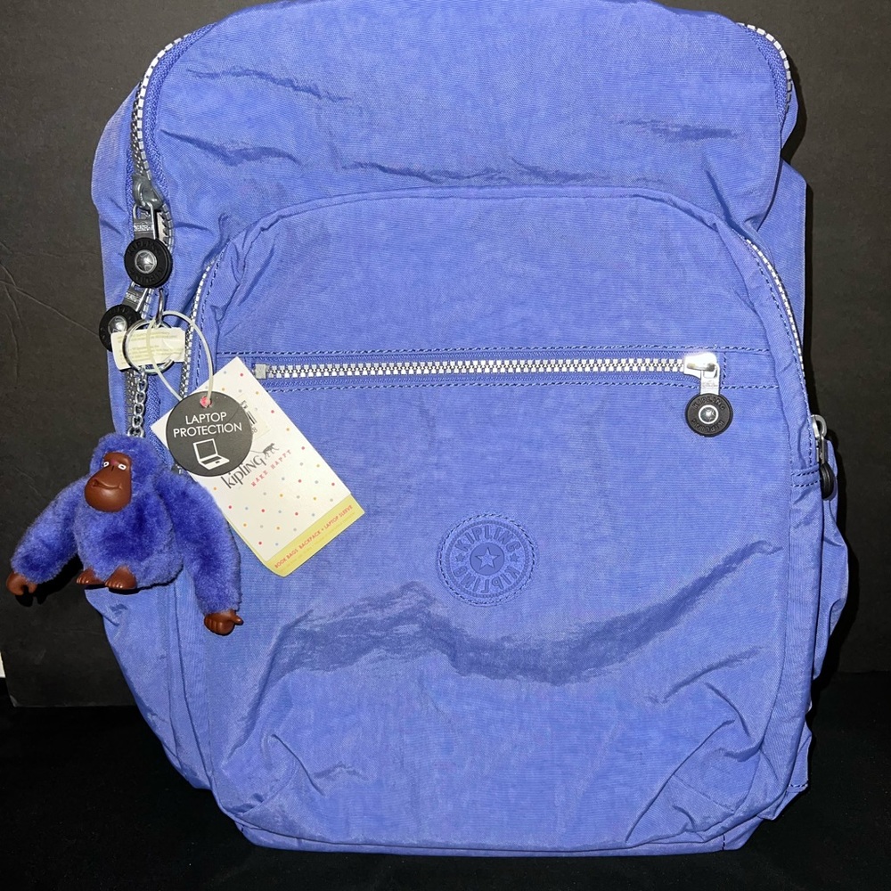 Kipling purple backpack